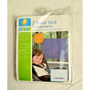 Babies R Us - Especially for Baby - 2 Quick Stick Sunscreens Car Window Shade